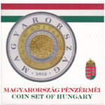2012. 5Ft-200Ft (6xklf) forgalmi sor dísztokban 'Magyarország' körirattal T:PP patina