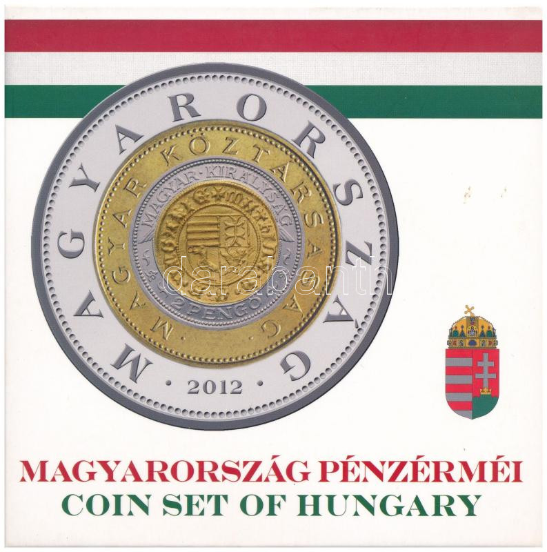 2012. 5Ft-200Ft (6xklf) forgalmi sor dísztokban 'Magyarország' körirattal T:PP patina