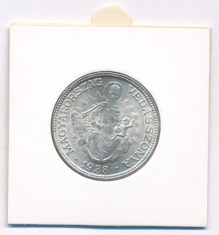 1938. 2P Ag 'Madonna' T:UNC,AU Adamo P7