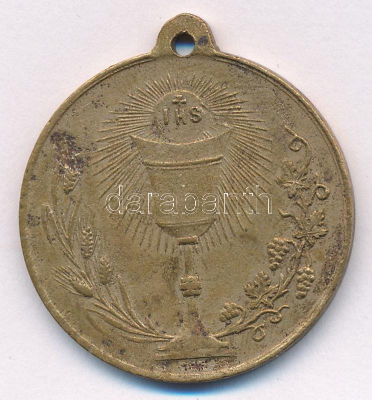 Ausztria / Bécs 1912. 'XXXIII. Nemzetközi Eucharisztikus Kongresszus' bronz medál (33mm) T:VF Austria / Wien 1912. '23th International Eucharistic Congress' bronze medallion (33mm) C:VF - Image 2