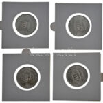 1939. 1P Ag (4x) T:UNC,AU Adamo P6
