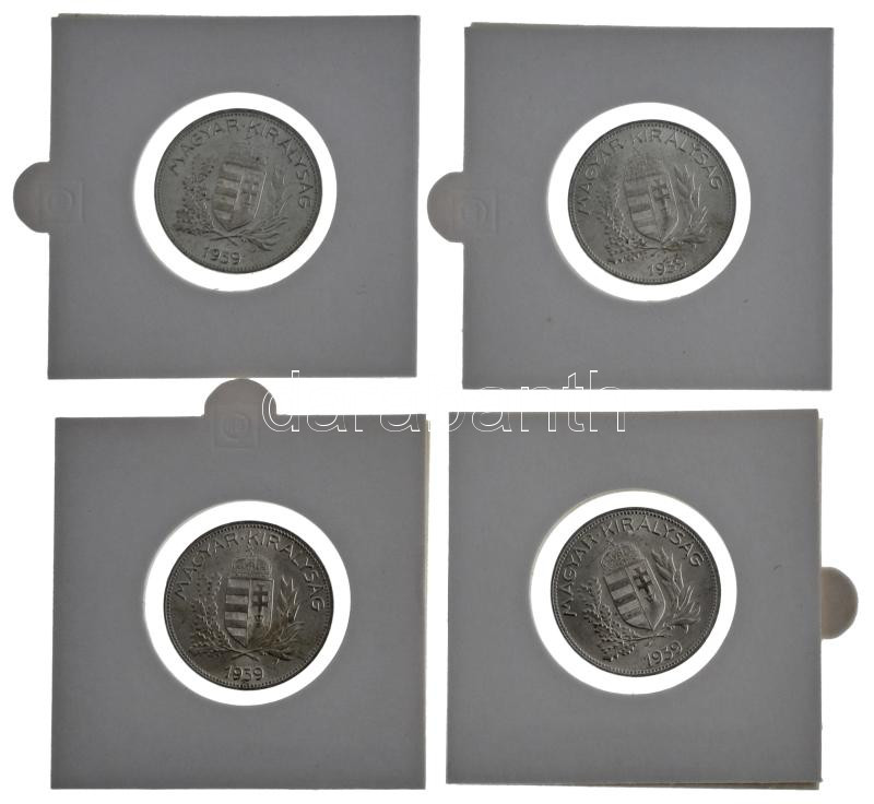 1939. 1P Ag (4x) T:UNC,AU Adamo P6