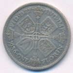 Nagy-Britannia 1936. 1Fl Ag 'V. György' T:F Great Britain 1936. 1 Florin Ag 'George V' C:F Krause KM#834 - Image 2