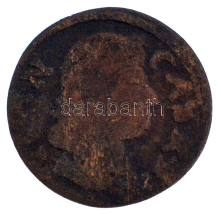 Lengyel Királyság 1666. Solidus Cu 'II. János Kázmér' T:F Poland / Kingdom 1666. Solidus 'Johann Casimir II' C:F