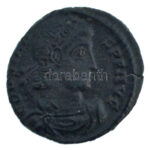 Római Birodalom / Siscia / Constans 346-348. AE3 Cu (1,60g) T:AU,XF Roman Empire / Siscia / Constans 346-348. AE3 Cu 'CONSTAN-S PF AVG / GLOR-IA EXERC-ITVS - delta-SIS dot-in-crescent' (1,60g) C:AU,XF