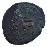 Római Birodalom / ? / I. Constantinus ~337-340. AE4, posztumusz veret (1,30g) T:VF patina Roman Empire / ? / Constantine I ~337-340. AE4, posthumous issue 'DV CONSTANTI-[NVS PT AVGG] / ?' (1,30g) C:VF patina - Image 2