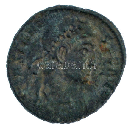 Római Birodalom / Siscia / Constans 340-348. AE4 Cu (1,85g) T:XF Roman Empire / Siscia / Constans 340-348. AE4 Cu 'CONSTAN-S PF AVG / VICTORIAE DD AVGGQ NN - ASIS' (1,85g) C:XF