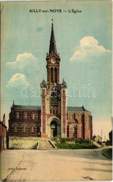 1925 Ailly-sur-Noye, L'Église / church (EK)