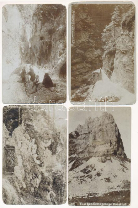 Tirol - 10 db RÉGI fotó képeslap / 10 pre-1945 photo postcards