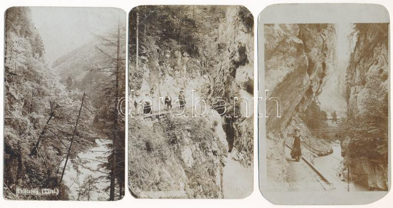 Tirol - 10 db RÉGI fotó képeslap / 10 pre-1945 photo postcards - Image 2