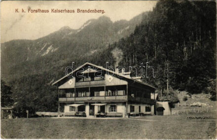 Brandenberg (Tirol), K. k. Forsthaus Kaiserhaus / forestry, forester's house (EK)