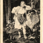 1903 Oláh pásztorleány / Romanian shepherd girl from Transylvania s: Vastagh (EK)