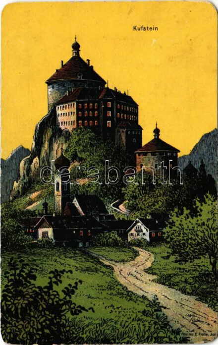 Kufstein (Tirol). Künstlerkarte 'Aurora' (EM)