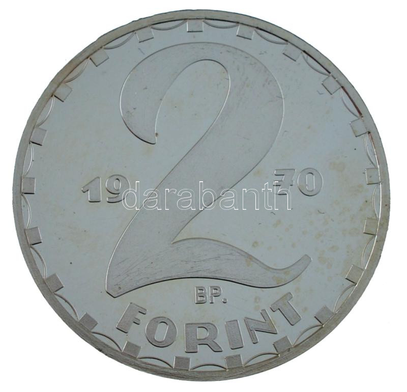 1970. 2Ft Ag jelzett utánveret kapszulában (3g/0.999) T:PP fo.