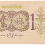 Franciaország / Párizsi Kereskedelmi Kamara 1920. 1Fr szükségpénz T:AU,XF France / Chambre de Commerce de Paris 1920. 1 Franc necessity note C:AU,XF - Image 2