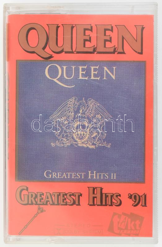 Queen - Greatest Hits '91. Cassette, Compilation, Unofficial Release. Takt Music. Lengyelország, 1991. jó állapotban