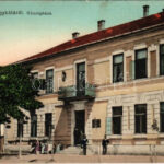 1912 Nagykáta, Községháza. Bundi Károly vendéglős kiadása (EK)
