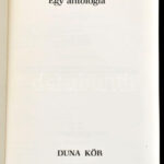 Vargha-Nagy-Perczel: Duna. Egy antológia. Dedikációkkal! 1988, Duna Kör. Kiadói papírkötés, jó állapotban. - Image 3