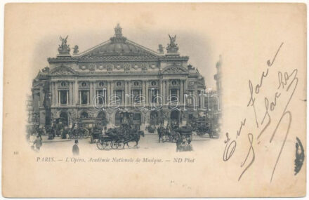 1901 Paris, L'Opera, Académie Nationale de Musique (Rb)