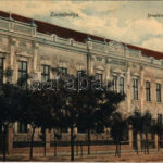 1916 Zsombolya, Hatzfeld, Jimbolia; Jesuleum Intézet, zárda iskola. Kohl János kiadása / boarding school (r)