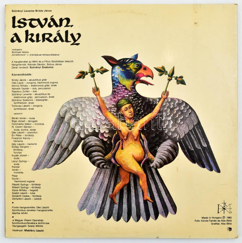 István a király dupla LP 1983. Jó állapotban - Image 2