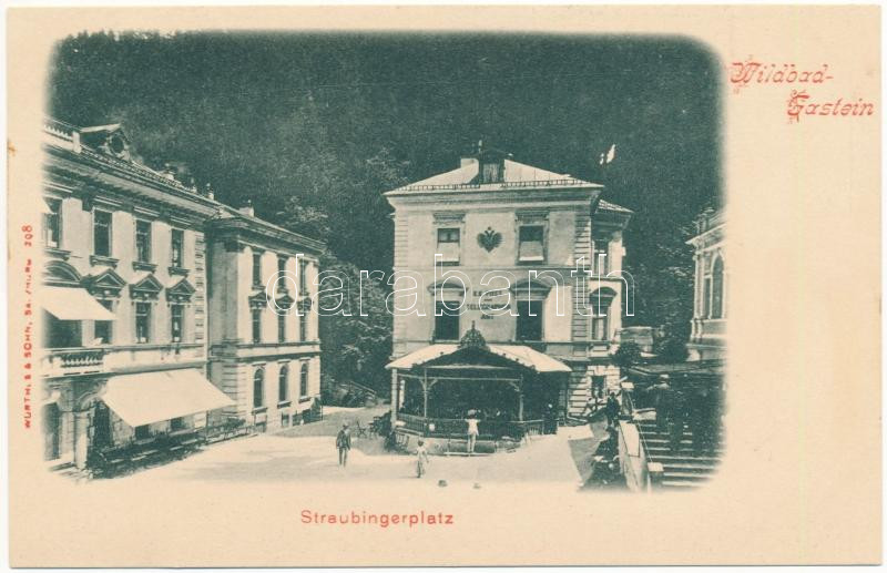 Bad Gastein, Straubinger square, post office