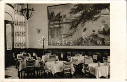 1941 Szeged, Hági Söröző, Magyar szoba, vendéglő, belső, Szűts József kiadása (EK)