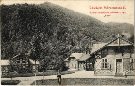 Erdészvölgy, Kuzij (Lonka, Luh); Tisza-völgy, Máramaros, Rudolf trónörökös vadászkastélya / hunting castle (fl)