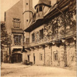 Nagyszeben, Hermannstadt, Sibiu; Városháza,udvar.G. A. Seraphin kiadása. Chromophot v. Jos. Drotleff/ Rathaus, hof / town hall, courtyard (EK)