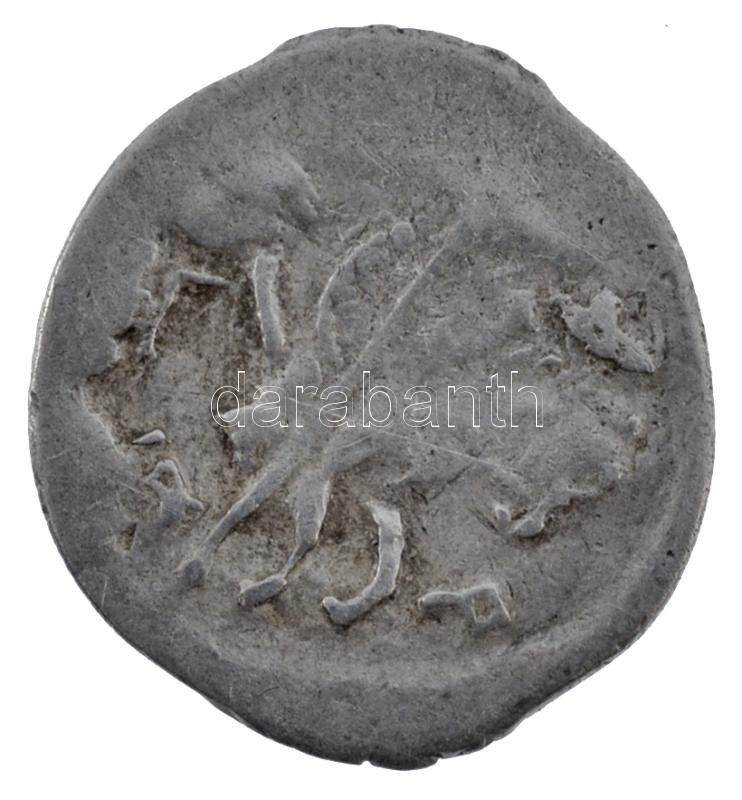 Orosz Birodalom ~XVI. század 1k Ag 'Drótpénz' (0,68g) T:VF,F Russian Empire ~16th century 1 Kopeck Ag 'Wire money' (0,68g) C:VF,F