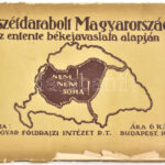 1920 Kogutowitz A szétdarabolt Magyarország térképe 70x46 cm Szakadt borítóval - Image 2