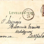 1900 Győr, Felső kereskedelmi iskola, Rába híd. Gregor Fischer Art Nouveau, floral - Image 2