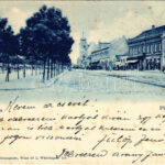 1899 (Vorläufer) Debrecen, Piac utca, üzletek. Hans Nachbargauer kiadása (fl)