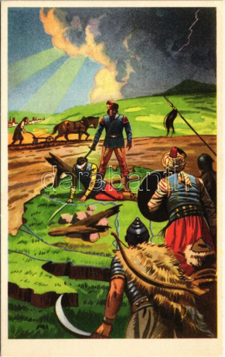Évszázadokon át a Nyugat védelmében vérzett a magyar. Kiadja az Ereklyés Országzászló Nagybizottsága / Hungarian irredenta propaganda, Treaty of Trianon s: Lamoss