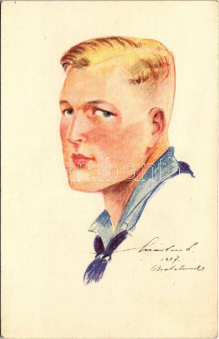 Német cserkész. Kiadja a Magyar Cserkészszövetség / German Boy Scout. Boy Scouts International Bureau s: Márton L. (EK)