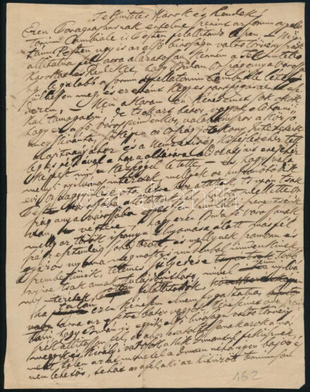 cca 1840 Keller Ferenc (1794-1864) budai városkapitány autográf jegyzete a pozsonyi országgyűlésben való felszólásának szövegével váltótorvény vitájához Két beírt oldal