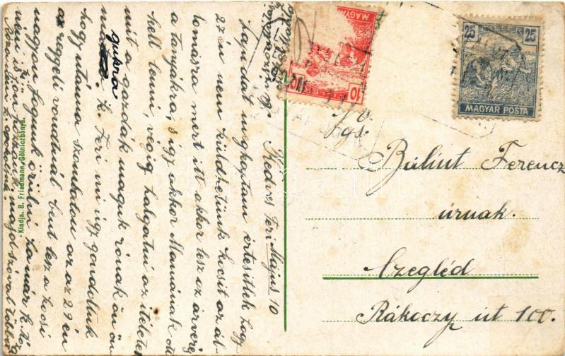 Gölnicbánya, Göllnitz, Gelnica; Fő utca, üzlet. B. Friedmann kiadása / main street, shop (r) - Image 2