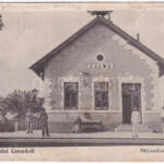 1914 Csemő (Véghtelep), pályaudvar HÉV IV.osztályú felvételi épülete, vasútállomás (megszűnt) (EB)
