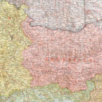 cca 1938-1939 Der Balkan, a Balkán térképe, rajta a visszatér területekkel, Felvidékkel, Kárpátaljával, 1:200.000, Bielefeld-Leipzig, Velhagen&Klasing, javított, 109x92 cm - Image 2