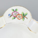 Herendi Eton mintás porcelán hamutál. Kézzel festett, jelzett, kopással. d:15 cm - Image 3