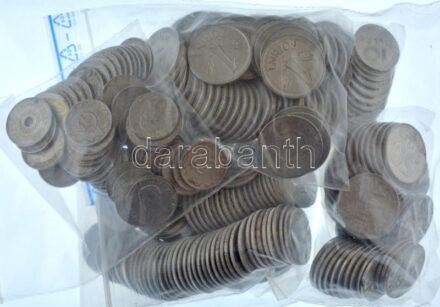 ~283db-os vegyes forint, fillér Al érmetétel T:vegyes