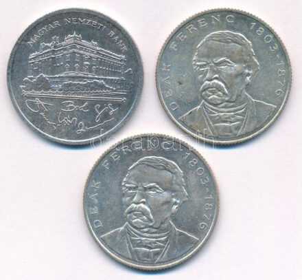 1992. 200Ft Ag 'MNB' + 1994. 200Ft Ag 'Deák' (2db) T:AU,XF patina Adamo F13, F13.1