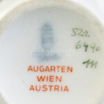 Augarten vázácska. Kézzel festett, jelzett, hibátlan 9 cm - Image 2