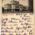 1906 Somogytarnóca, Somogy Tarnócza (Barcs); Gróf Széchenyi kastély. Gróf Széchenyi Jenőné levele (EK)