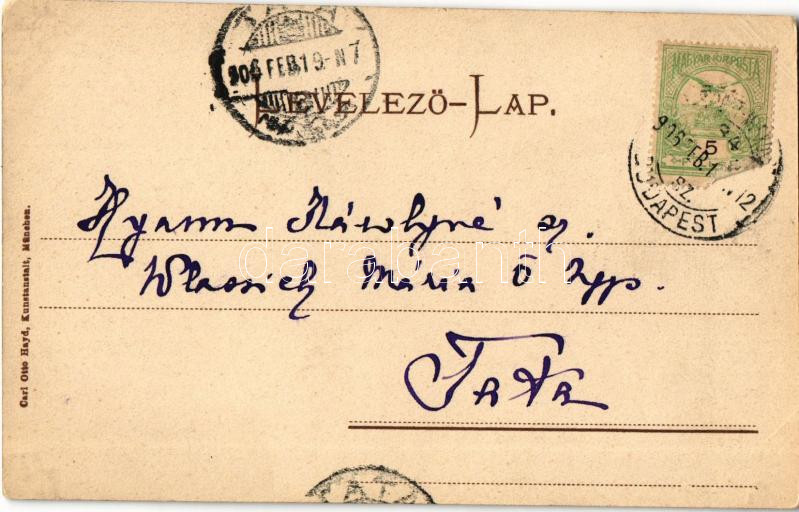 1906 Somogytarnóca, Somogy Tarnócza (Barcs); Gróf Széchenyi kastély. Gróf Széchenyi Jenőné levele (EK) - Image 2