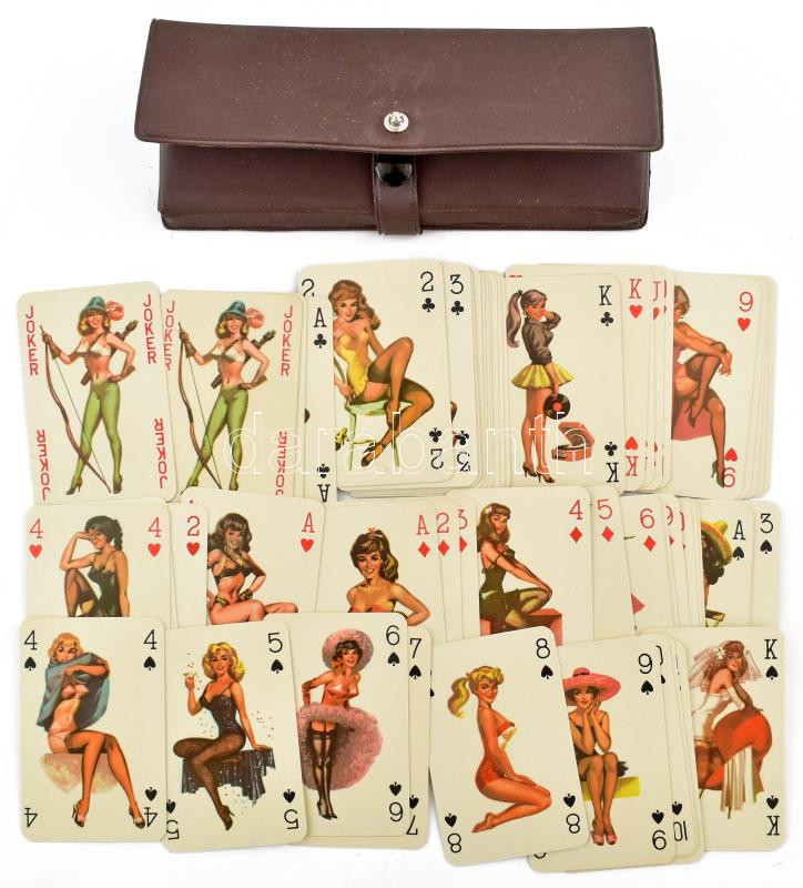 2 Pin up kártya pakli tokkal