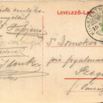 1910 Kunszentmárton, Lebovits Mór Körös szállodája saját portréjával (fl) - Image 2