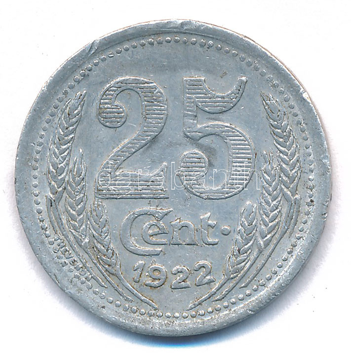 Franciaország 1922. 15c Al 'Eure & Loir Kereskedelmi Kamara' zseton T:XF France 1922. 15 Centimes Al 'Chamber of Commerce Eure & Loir' token C:XF