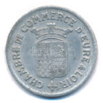 Franciaország 1922. 15c Al 'Eure & Loir Kereskedelmi Kamara' zseton T:XF France 1922. 15 Centimes Al 'Chamber of Commerce Eure & Loir' token C:XF - Image 2