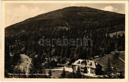 1937 Stadl an der Mur (Steiermark), Pension Kaltwasser mit Tennisplatz / hotel, tennis court